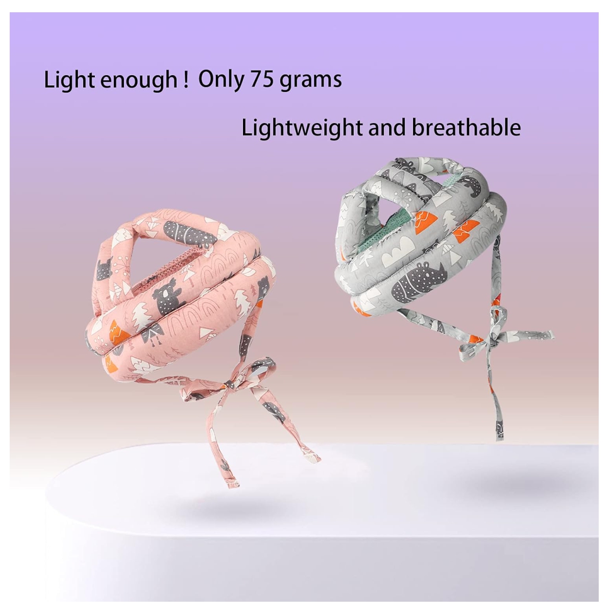 Casco Gorro Antigolpe ajustable Bebe Niñ - Genero: Niña